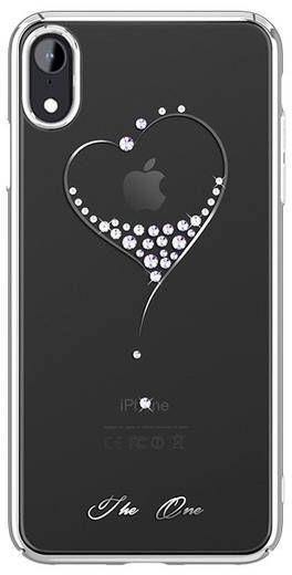 Kingxbar Wish Series Ümbris with original Swarovski crystals Iphone X/ Iphone XS (hõbe)