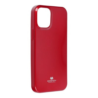 Jelly Color Pearl ümbris iPhone 12 mini (punane)