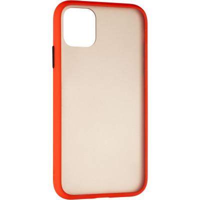 Bumper Colored Ümbris Iphone 11 (punane/matt)