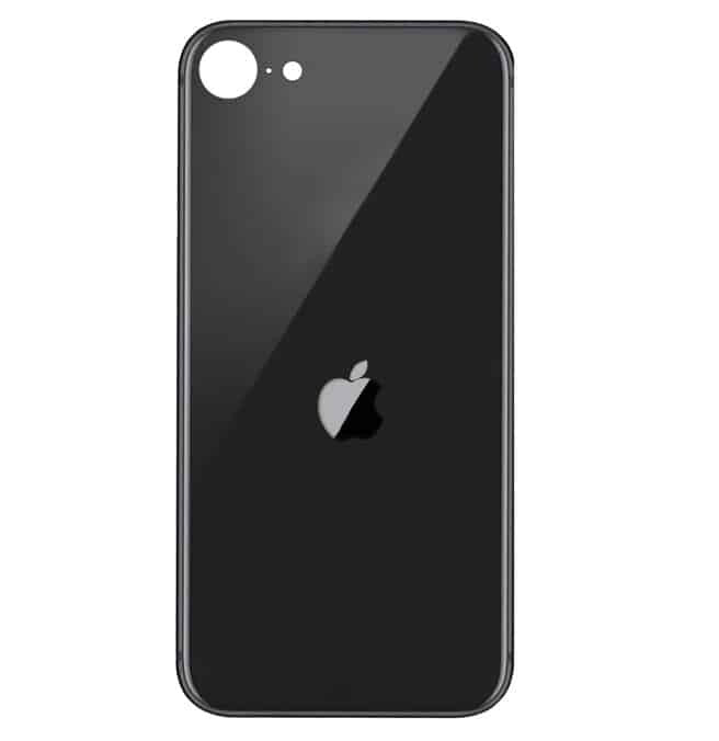 Varuosa Iphone SE 2020 tagumine kaas (must)