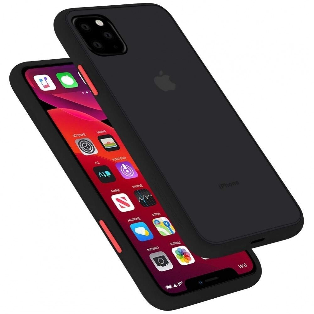 Bumper Ümbris "Peach Garden" Iphone 11 (must)