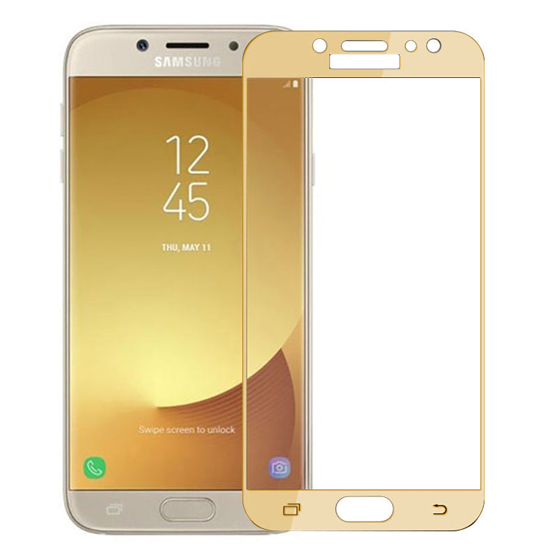 Kaitseklaas Full Glue Samsung J530/ Galaxy J5 2017 (kuldne)