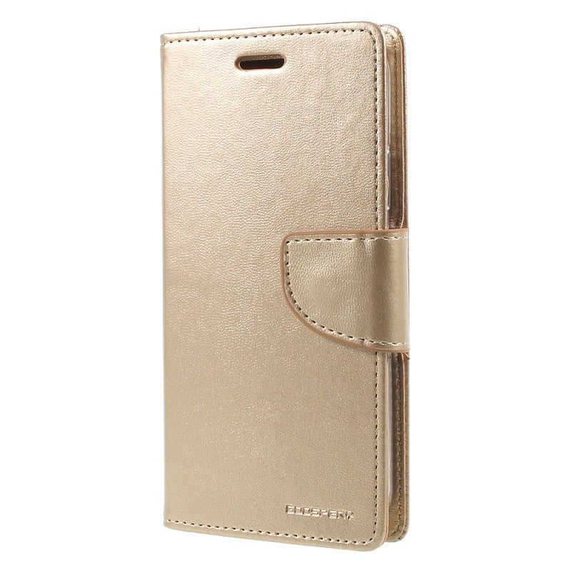 Ümbris kaanega Mercury Bravo Diary Samsung J530/ Galaxy J5 2017 (kuldne)