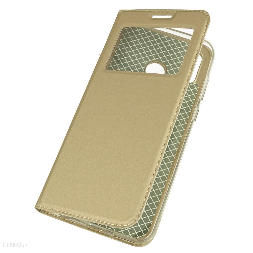 Ümbris kaanega Smart Look Huawei Ascend P10 Plus (kuldne)
