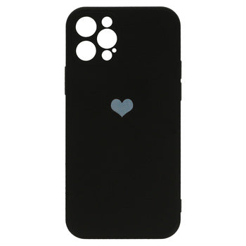 Silikoon Heart Iphone 12 Pro (must)