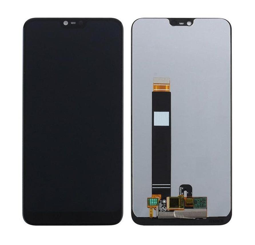 Varuosa Nokia 7.1 ekraan LCD + puutepaneel (must)