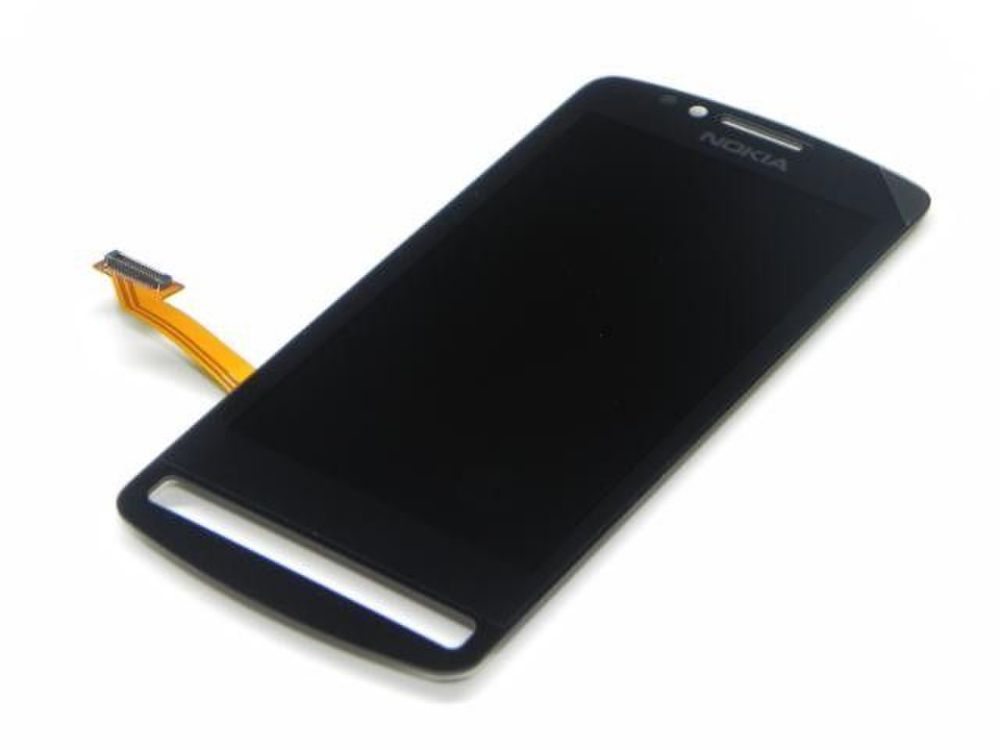 Varuosa Nokia 700 displei LCD moodul originaal (must)