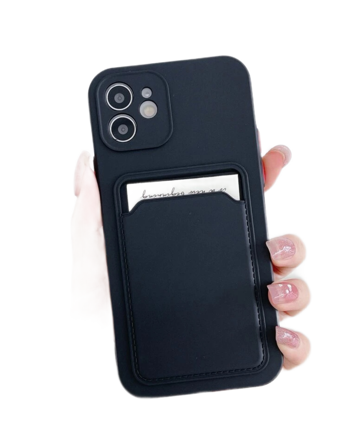 Ümbris Card Slot iPhone 12 Pro (must)