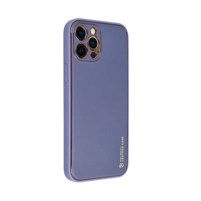Silikoon Forcell Leather Iphone 12 Pro (sinine)