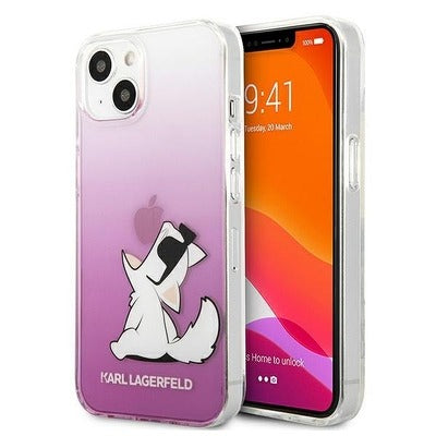 Karl Lagerfeld Ümbris KLHCP13MCFNRCPI Iphone 13 (roosa)