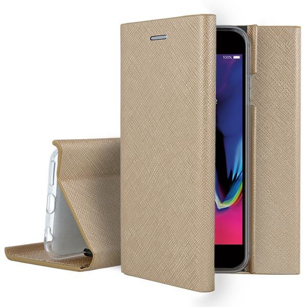 Ümbris kaanega Forcell Bravo Samsung Galaxy S9 (kuldne)