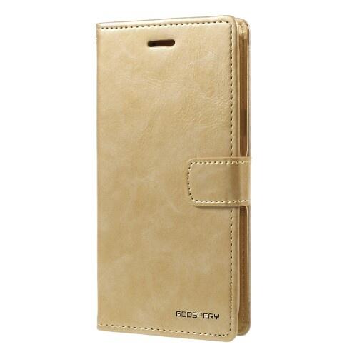 Ümbris kaanega Mercury Bravo Diary Sony Xperia X (kuldne)