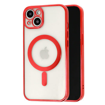 Magsafe Protect Luxury Ümbris Iphone 13 (punane)