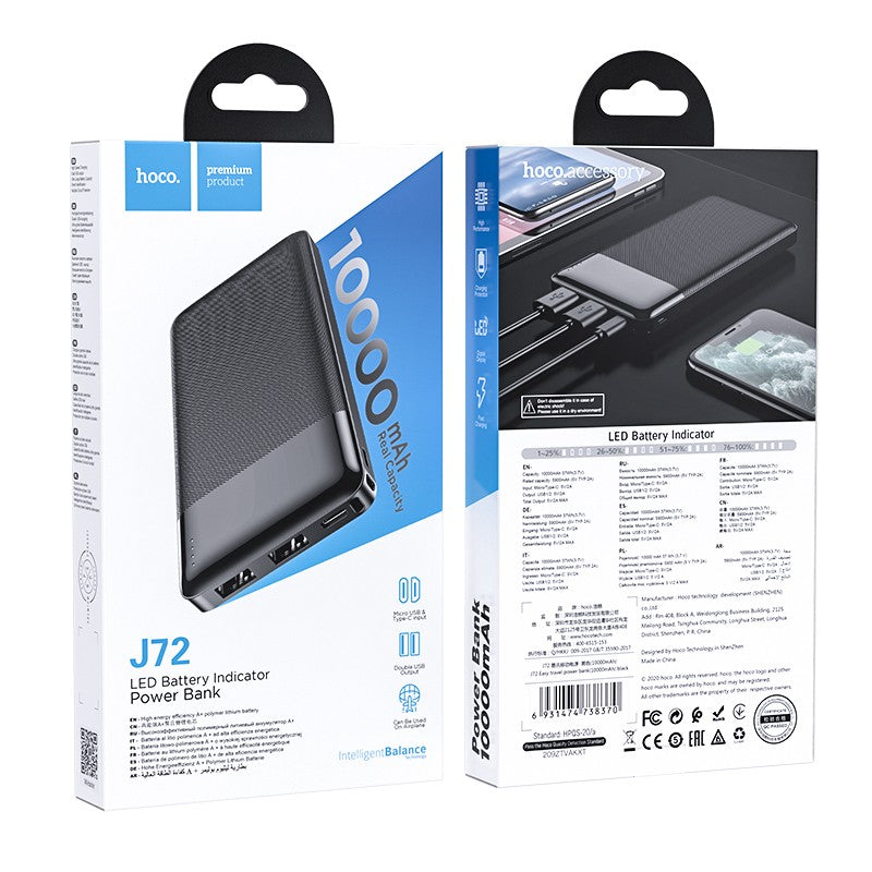 Akupank Hoco J72 10000mAh (must)