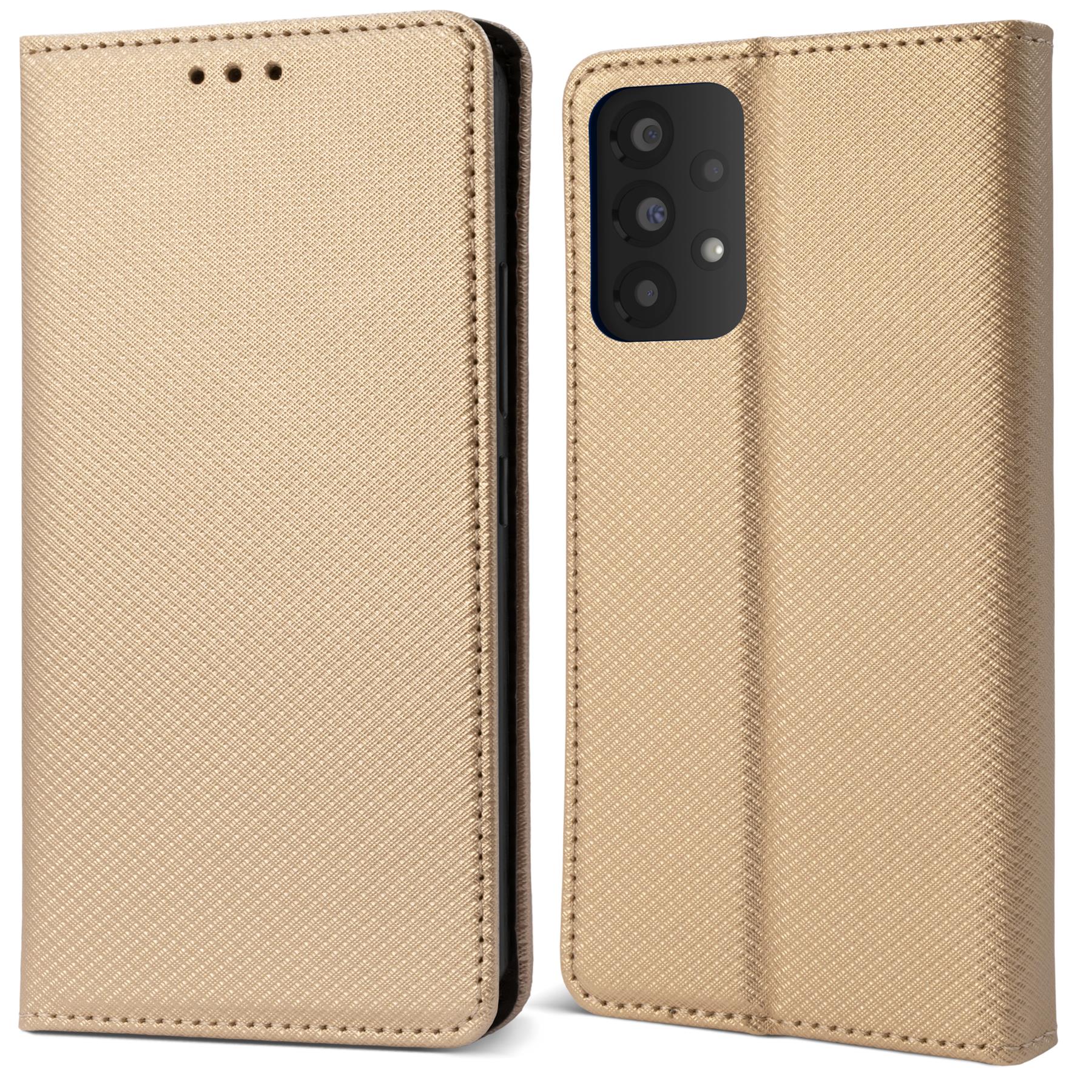 Ümbris kaanega Smart Magnet Samsung A536/ Galaxy A53 (kuldne)