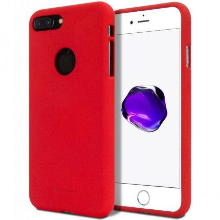 Jelly Soft Ümbris Hole Iphone 7 Plus/ Iphone 8 Plus (punane)