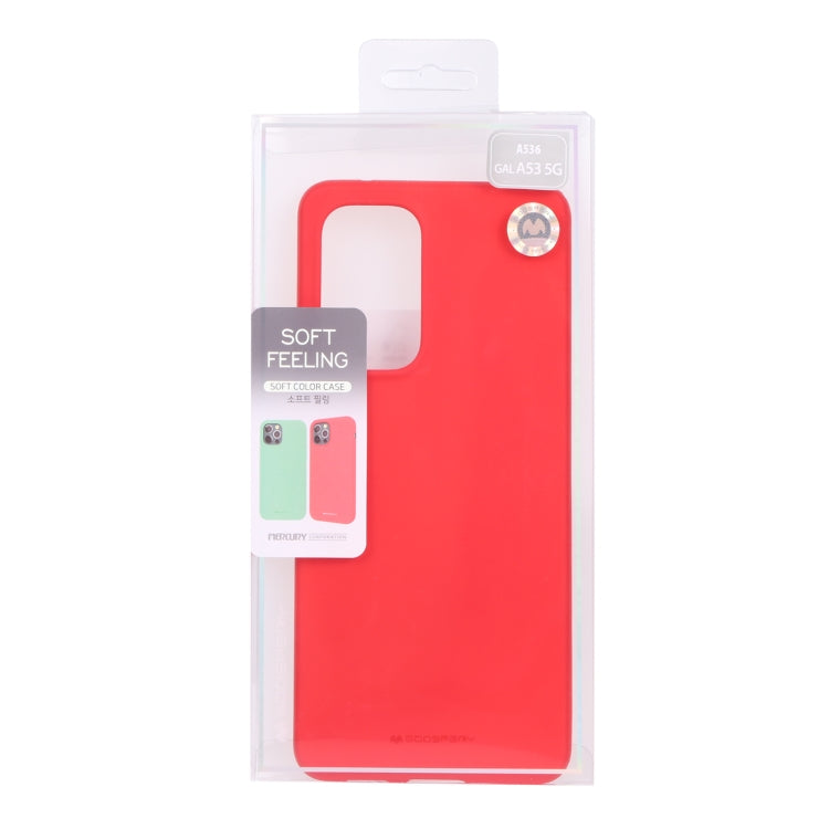 Mercury Silicone Case Samsung A536 A53 5G (punane)