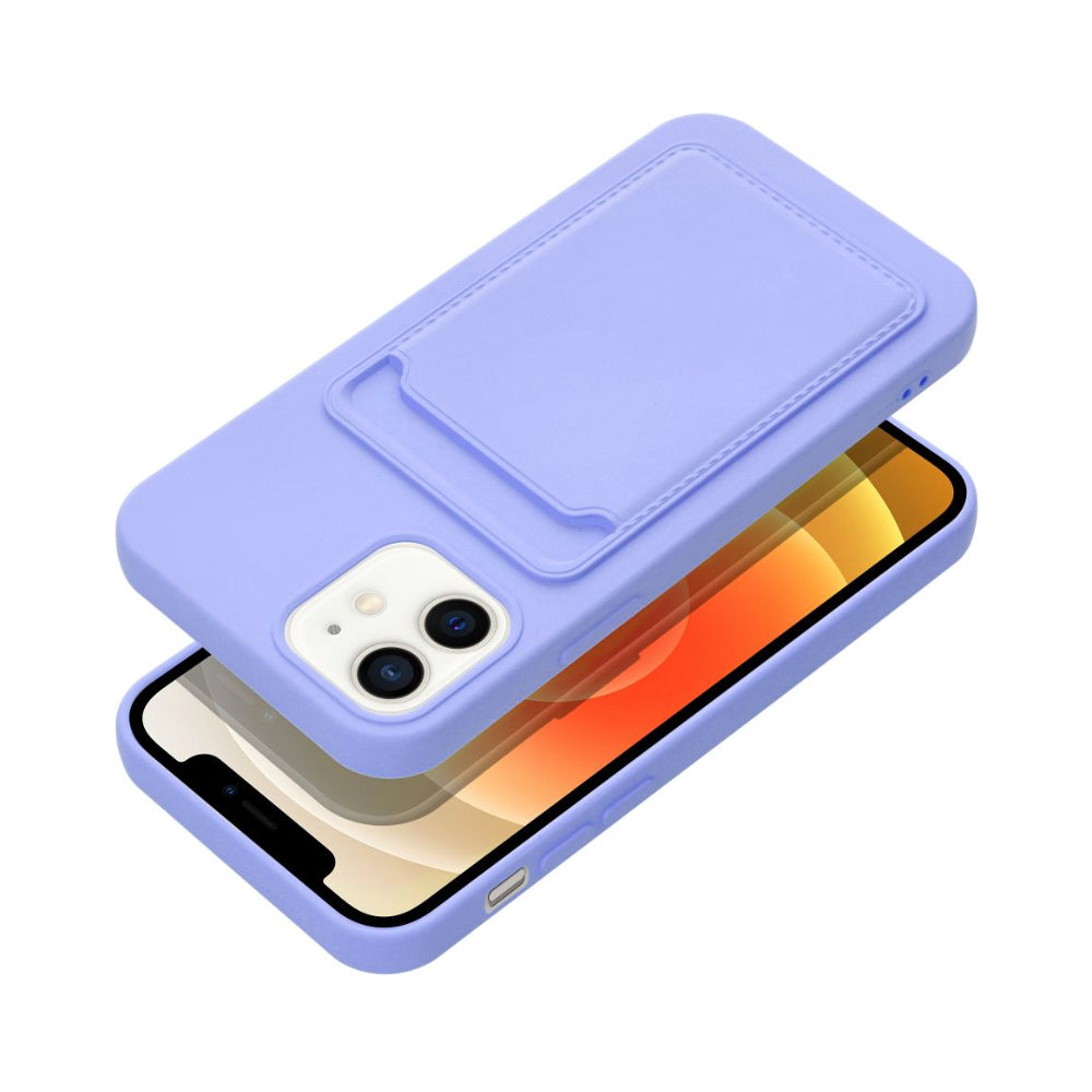 Silikoon Forcell Card Iphone 11 (lilla)