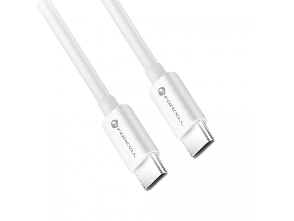 USB juhe Forcell Type-C to Type C (2m/ valge)