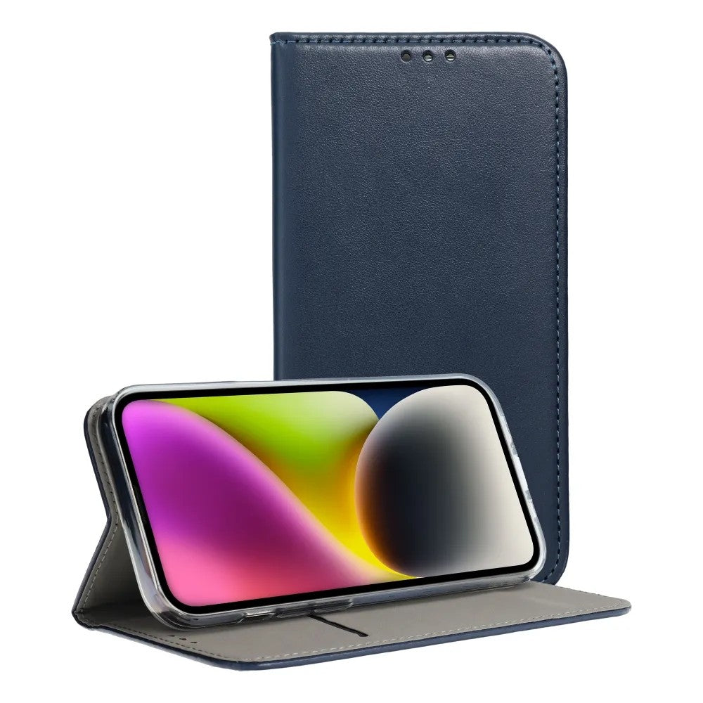 Ümbris kaanega Smart Magnetic Samsung Galaxy A54 / A54 5G (tumesinine)