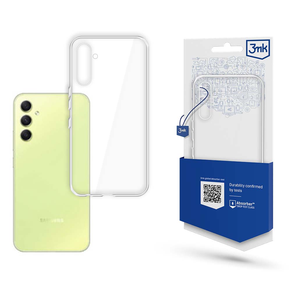 Silikoon 3mk Clear Case Samsung A346 A34 5G (läbipaistev)