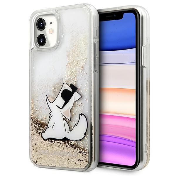 Karl Lagerfeld Ümbris KLHCN61GCFD iPhone 11 Liquid Glitter (kuld)