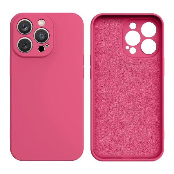Silicone Case iPhone 14 Pro Max (fuksiaroosa)