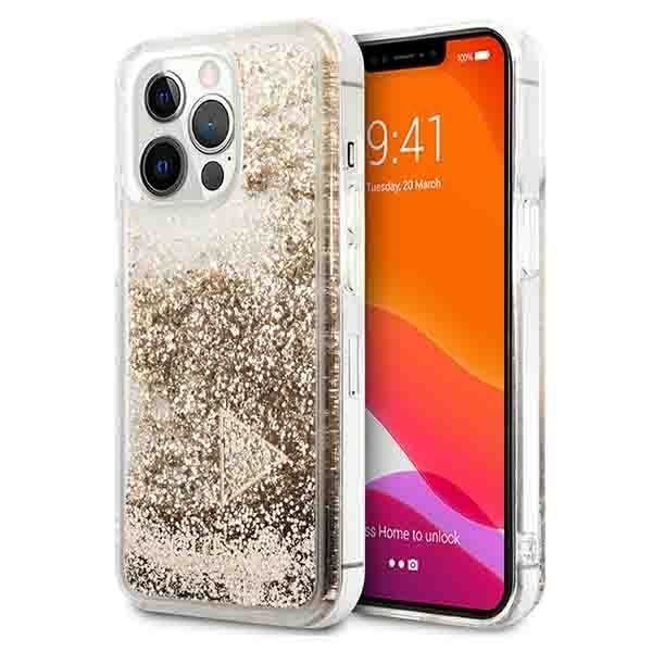 Guess Ümbris GUOHCP14LGLHFLGO Iphone 14 Pro (kuldne)