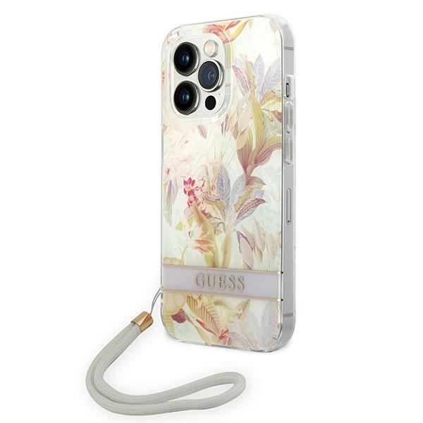 Guess Ümbris GUOHCP14XHFLSU Iphone 14 Pro Max (valge/lilla)