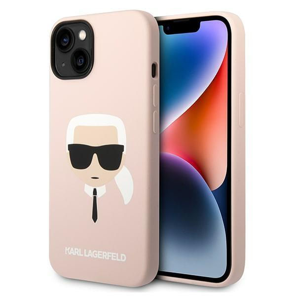 Karl Lagerfeld Glitter Ümbris KLHCP14SSLKHLP iPhone 14 (roosa)