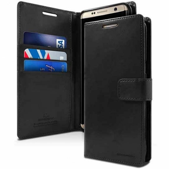 Ümbris kaanega Mercury Blue Moon Diary Samsung G955/ Galaxy S8 Plus (must)