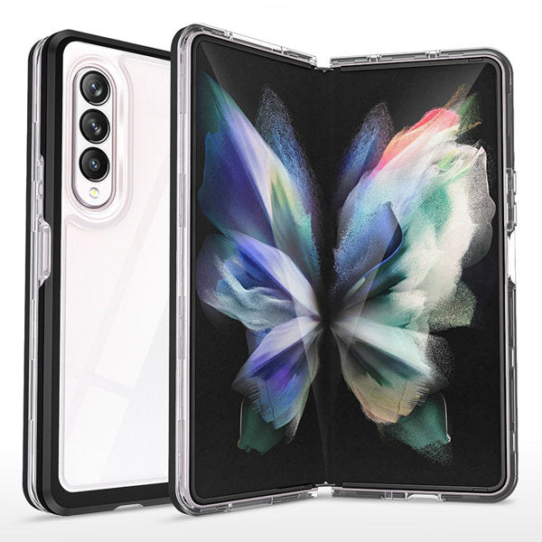 Ümbris Clear 3in1 Samsung Z Fold 4 5G (läbipaistev/musta raamiga)