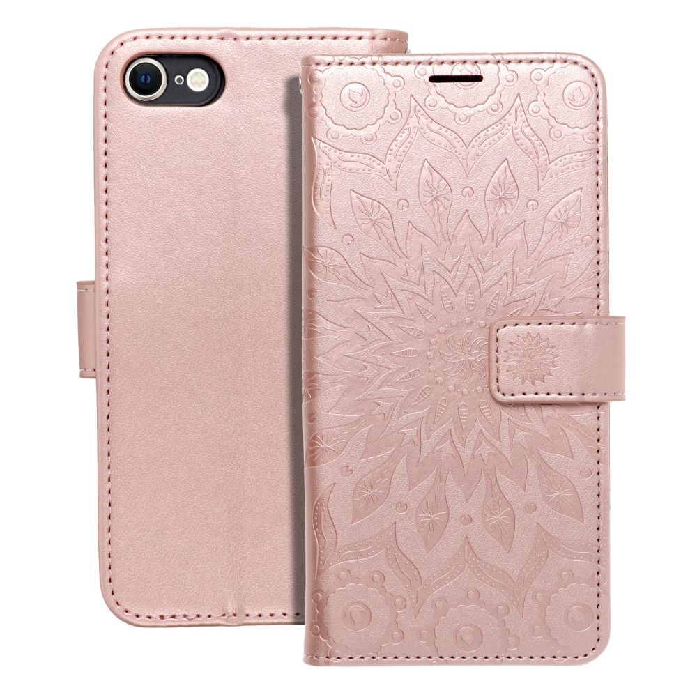 Ümbris kaanega Mezzo Iphone 7/8/ SE 2020/2022(mandala/roosa kuld)