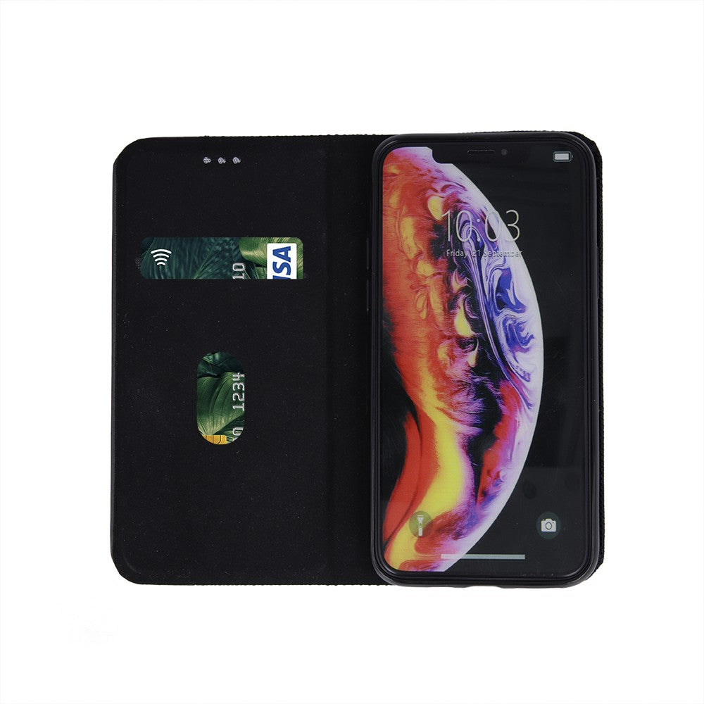 Ümbris kaanega Smart Senso Xiaomi Redmi 11A / 12C / Poco C55 (must)