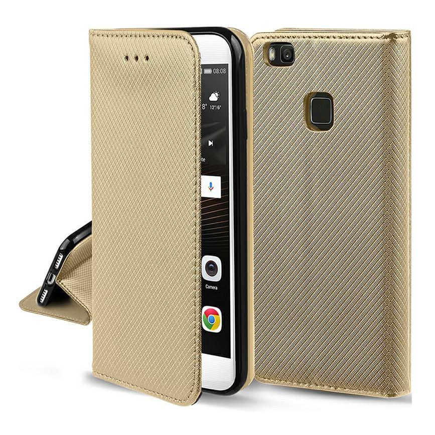 Ümbris kaanega Smart Magnet Xiaomi Redmi Note 12 (kuldne)