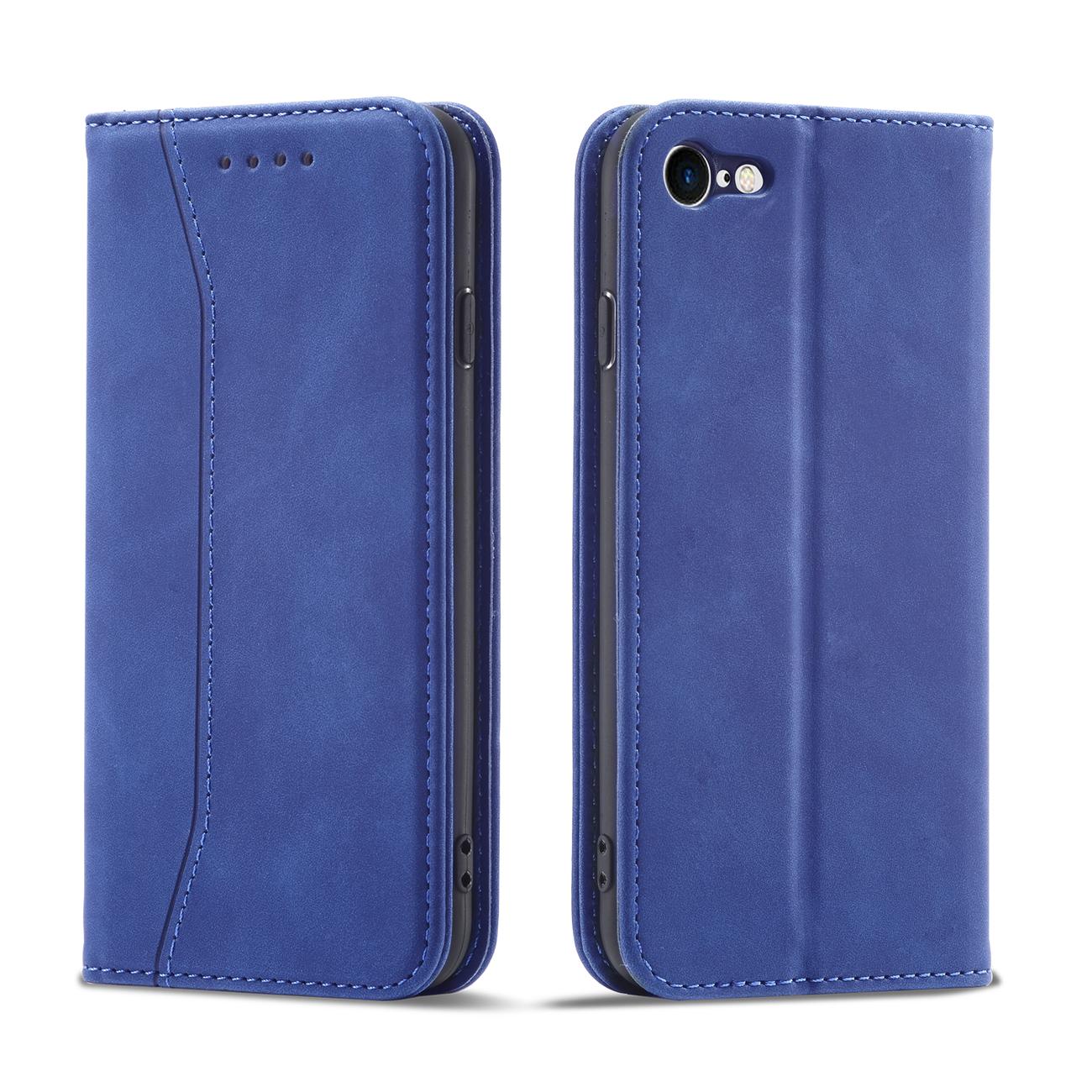 Ümbris kaanega Fancy Pouch iPhone SE 2022 / SE 2020 / iPhone 7 / iPhone 8 (sinine)