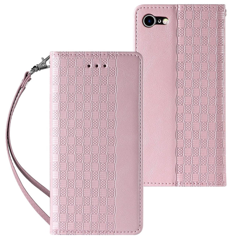 Ümbris kaanega Strap Case iPhone SE 2022 / SE 2020 / iPhone 7 / iPhone 8 (roosa)