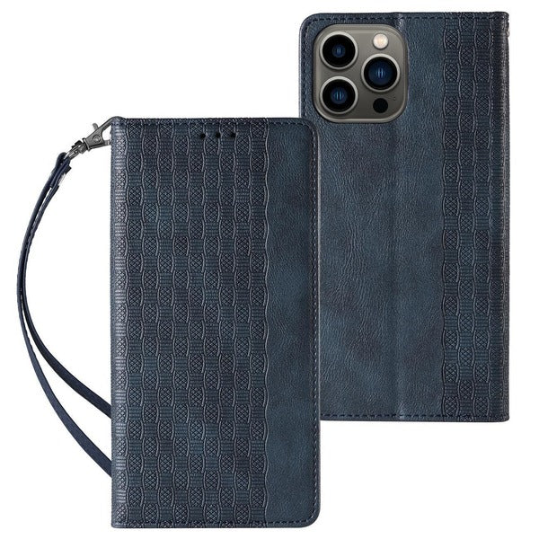 Ümbris kaanega Strap Case Samsung Galaxy A34 5G (sinine)