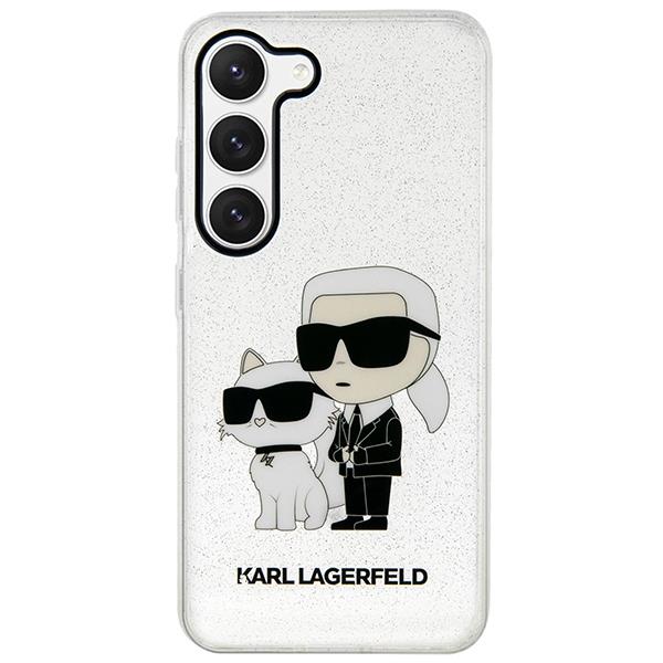 Karl Lagerfeld ümbris KLHCS23SHNKCTGT Samsung Galaxy S23 (läbipaistev/ glitter)