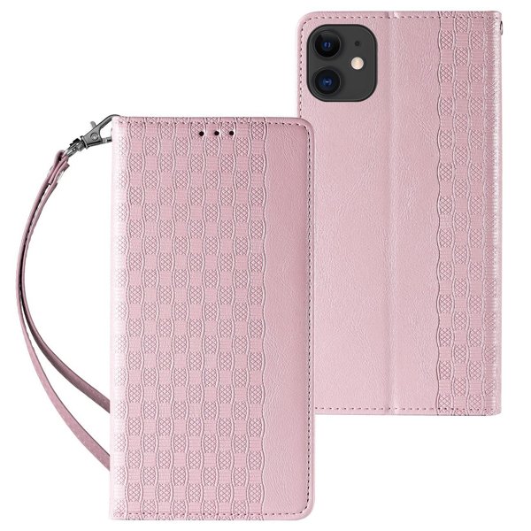 Ümbris kaanega Strap Case Samsung Galaxy A52 / A52 5G / A52s 5G (roosa)