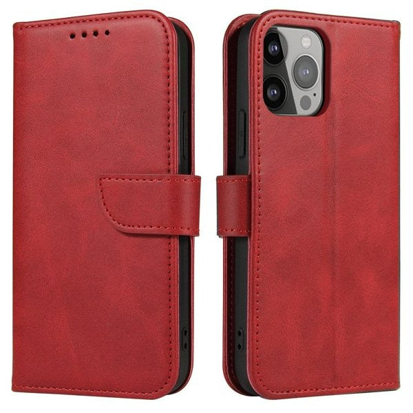 Ümbris kaanega Elegant Bookcase Samsung Galaxy A54 / A54 5G (punane)
