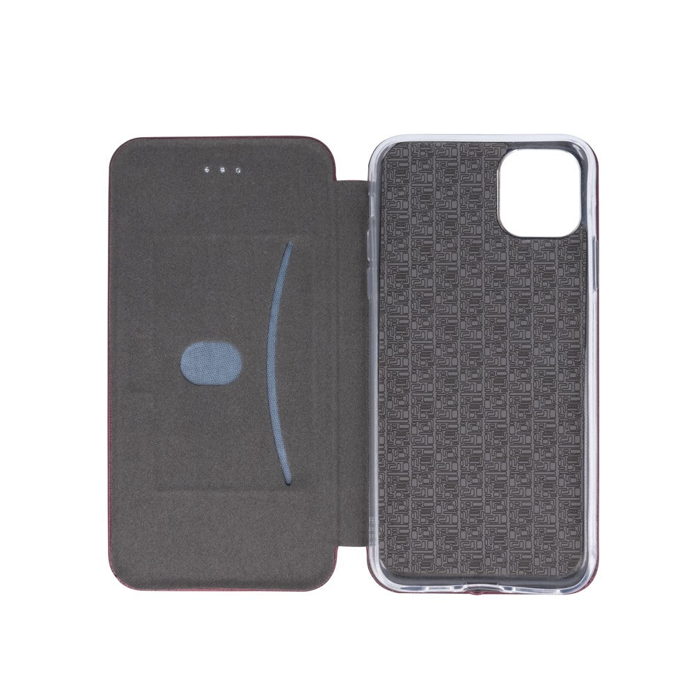 Ümbris kaanega Book Elegance Xiaomi Poco C40 (viinamari)