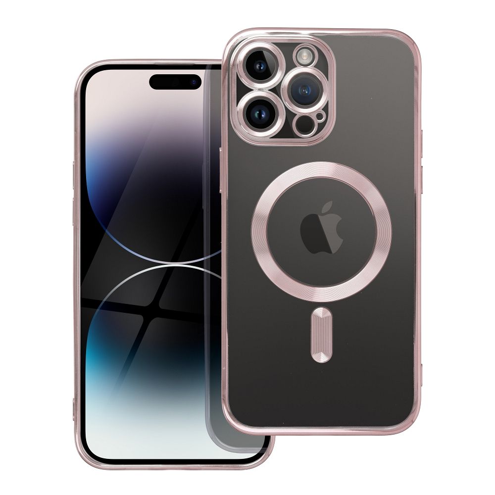 Magsafe Protect Luxury Ümbris Iphone 14 Pro (rosegold)