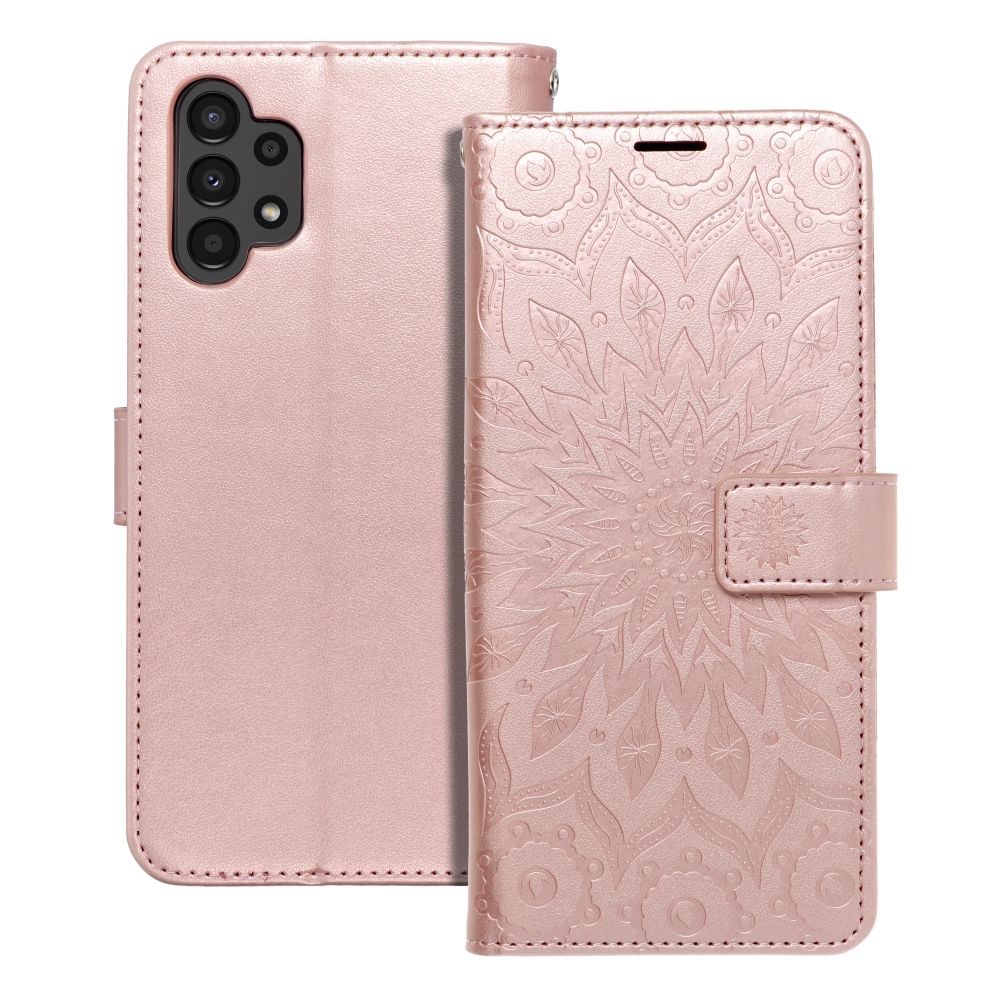 Ümbris kaanega Mezzo Samsung A135 / Galaxy A13 4G (mandala/roosa kuld)