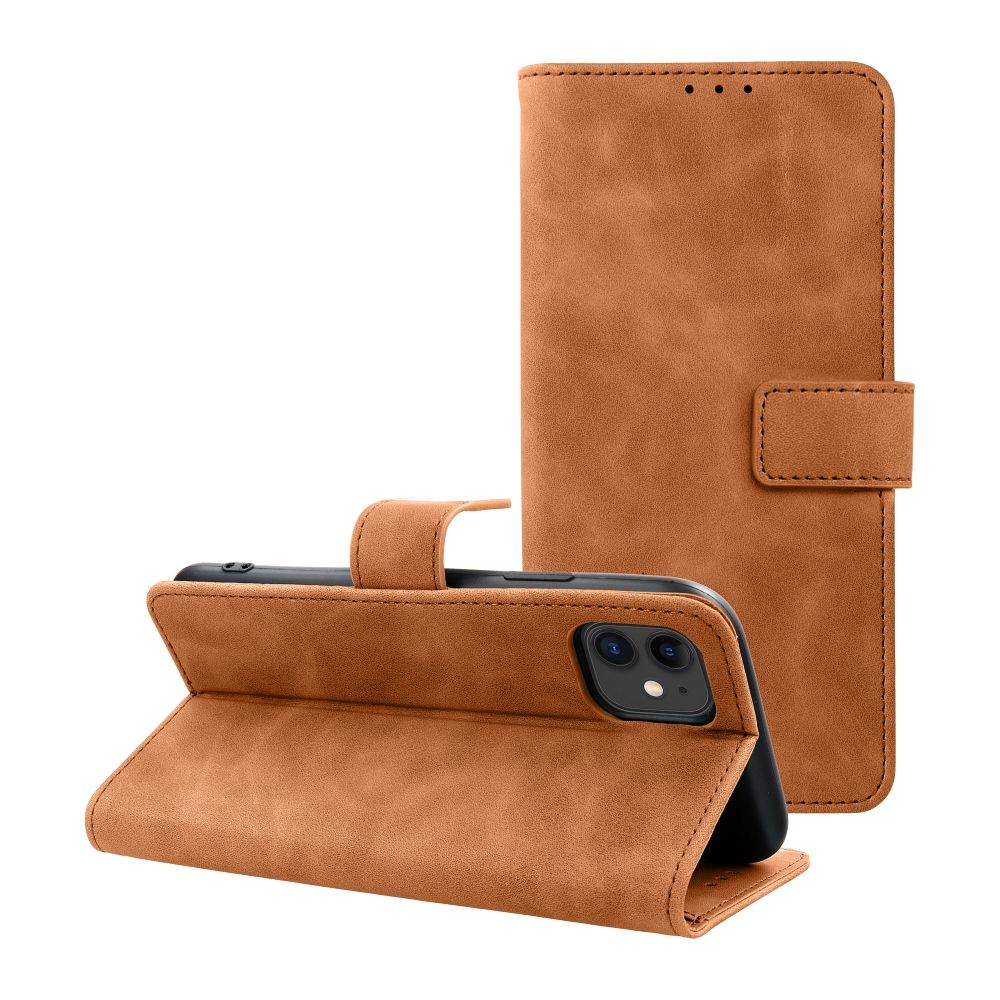 Ümbris kaanega Forcell Tender Iphone 11 (pruun)
