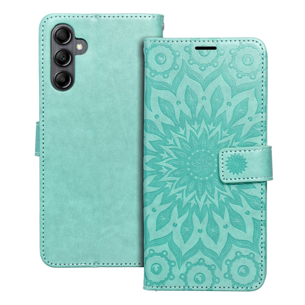 Ümbris kaanega MezzoSamsung A145 / A146 / Galaxy A14 4G / A14 5G (mandala/roheline)