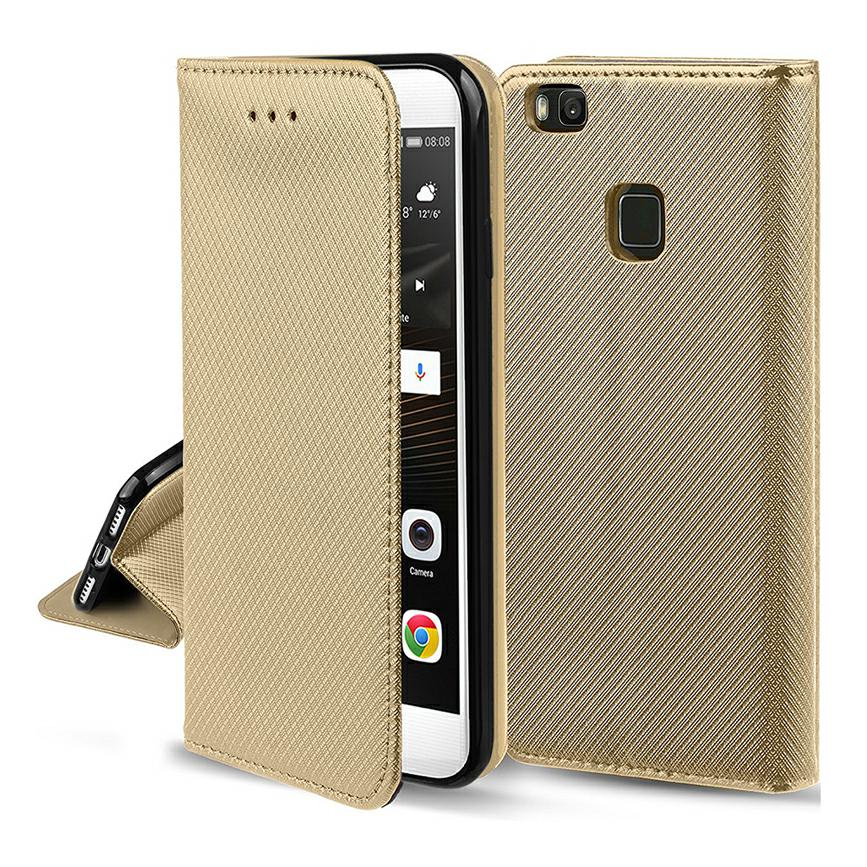 Ümbris kaanega Smart Magnet Iphone 13 mini (kuldne)