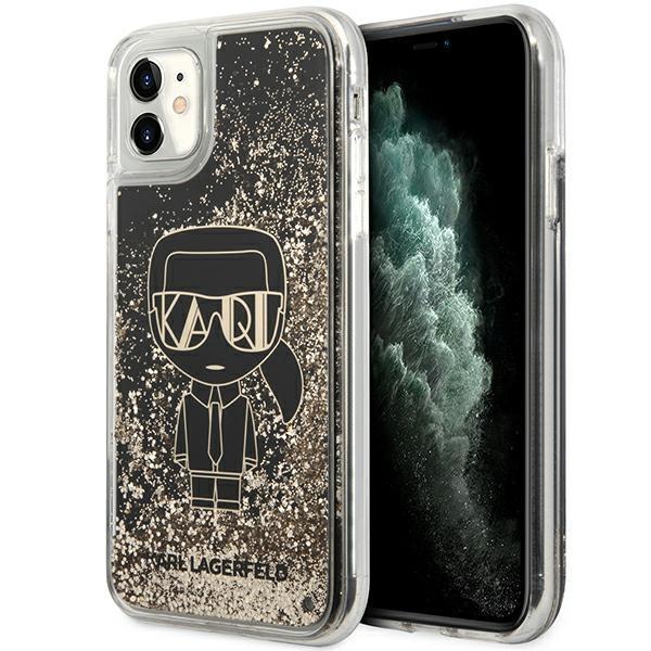 Ümbris Karl Lagerfeld Glitter KLHCN61LGGKBK iPhone 11