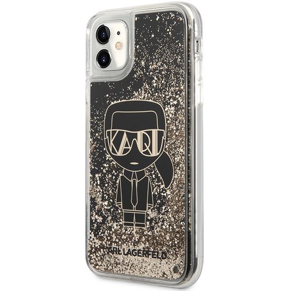 Ümbris Karl Lagerfeld Glitter KLHCN61LGGKBK iPhone 11