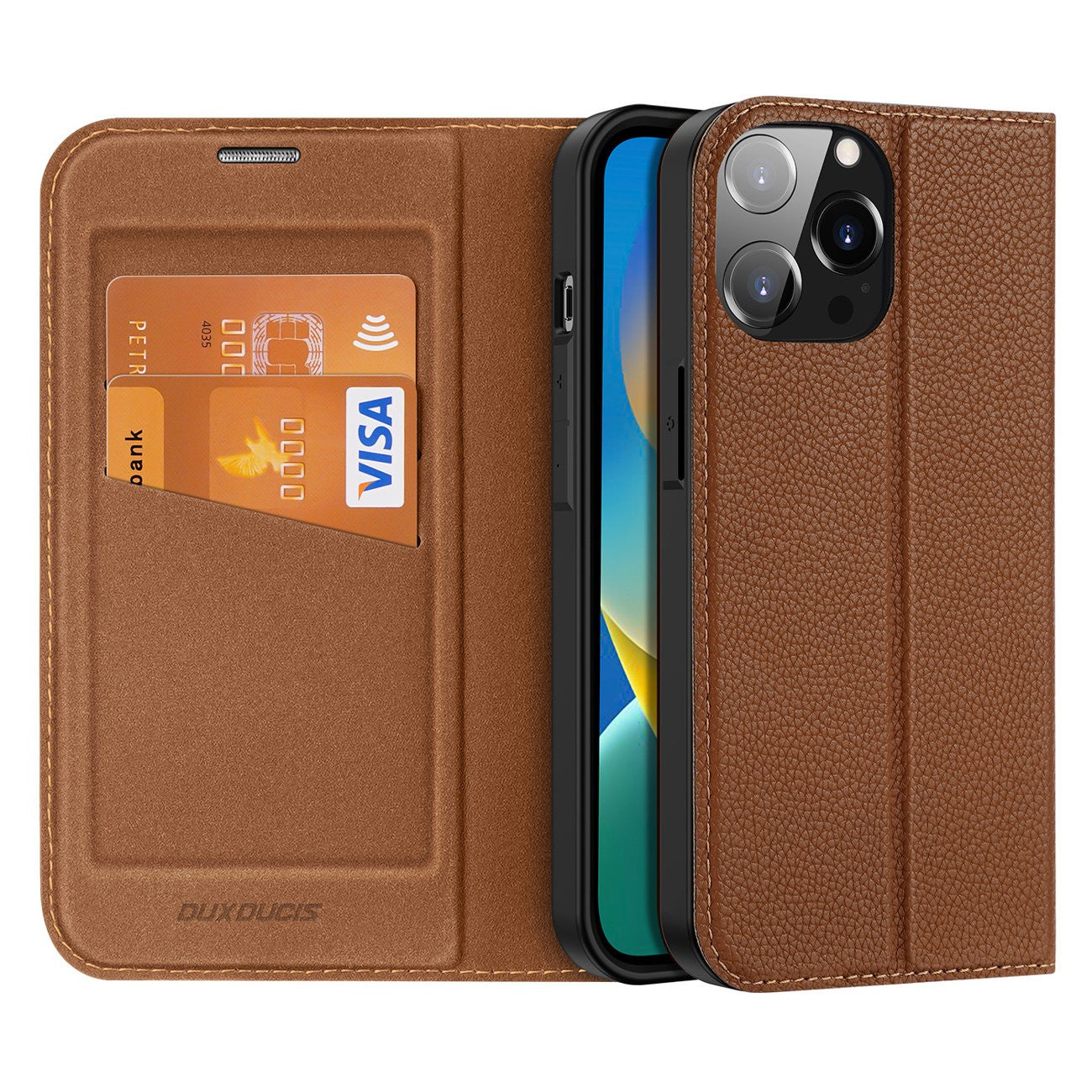 Ümbris kaanega Dux Ducis Skin X2 Samsung S918 S23 Ultra (pruun)